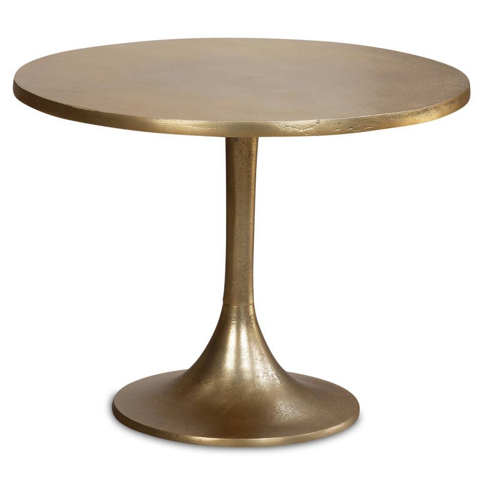 Couchtisch aus Aluminium in Gold - Due