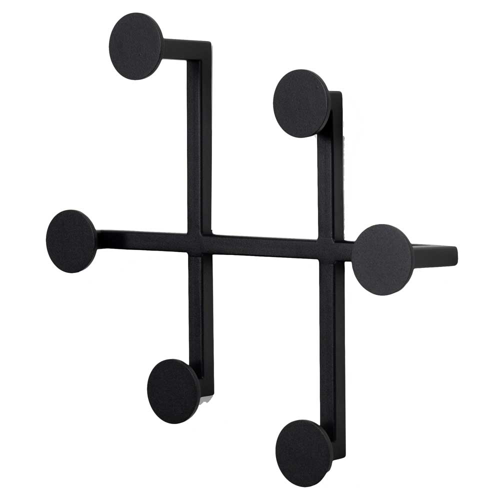 Design-Wandgarderobe aus Stahl - Finalys