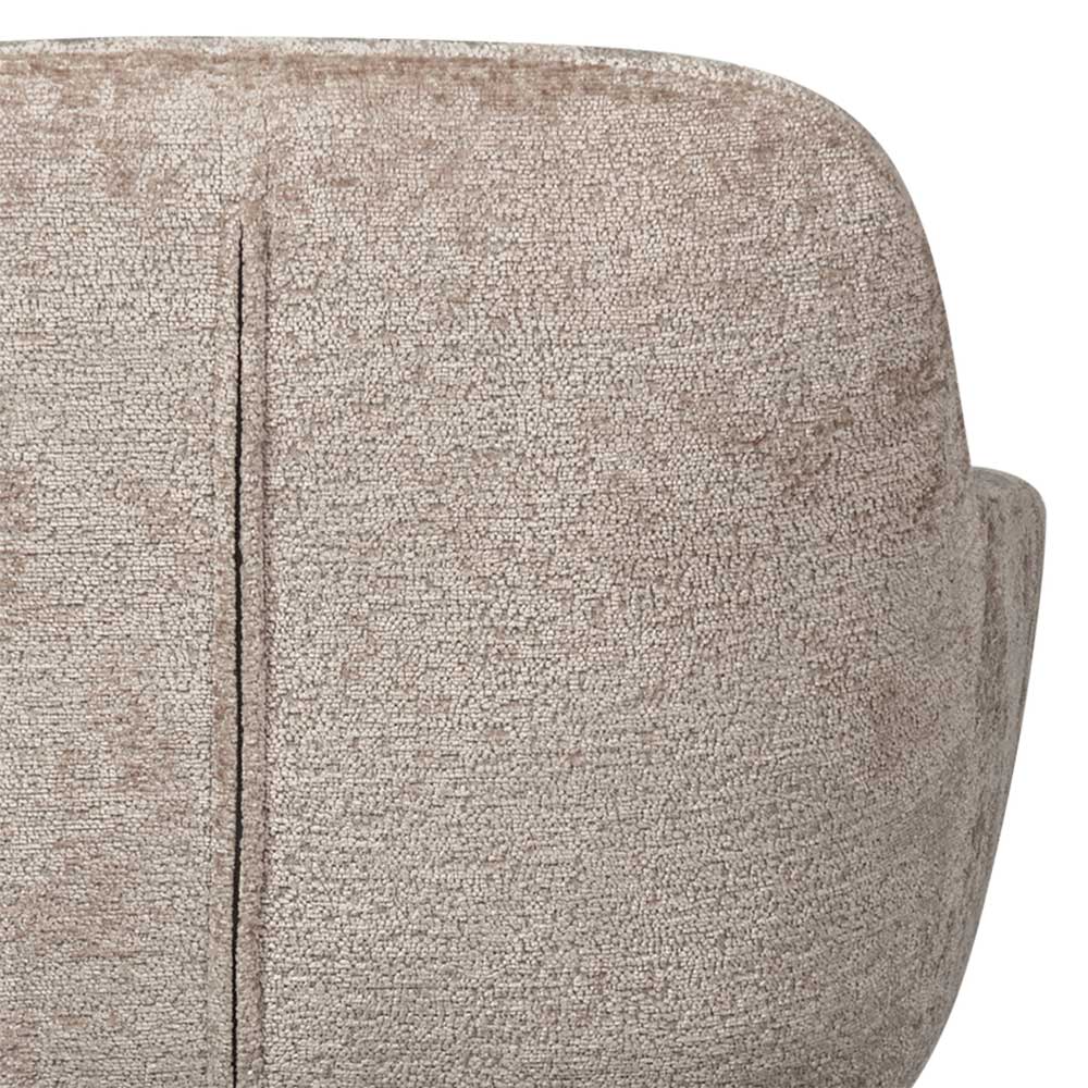 Chenille Schreibtischstuhl in Taupe - Vorius