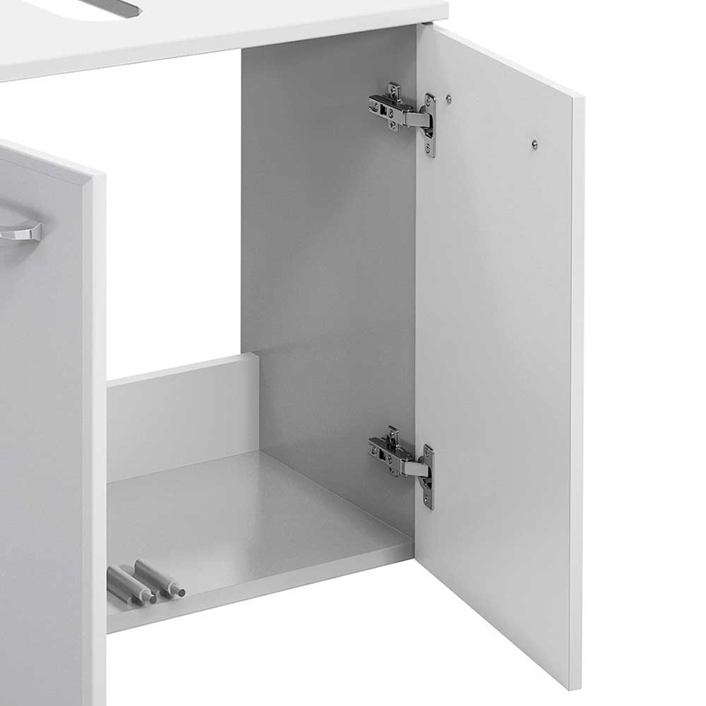 Hängender Waschbeckenunterschrank in Weiß - Estateas