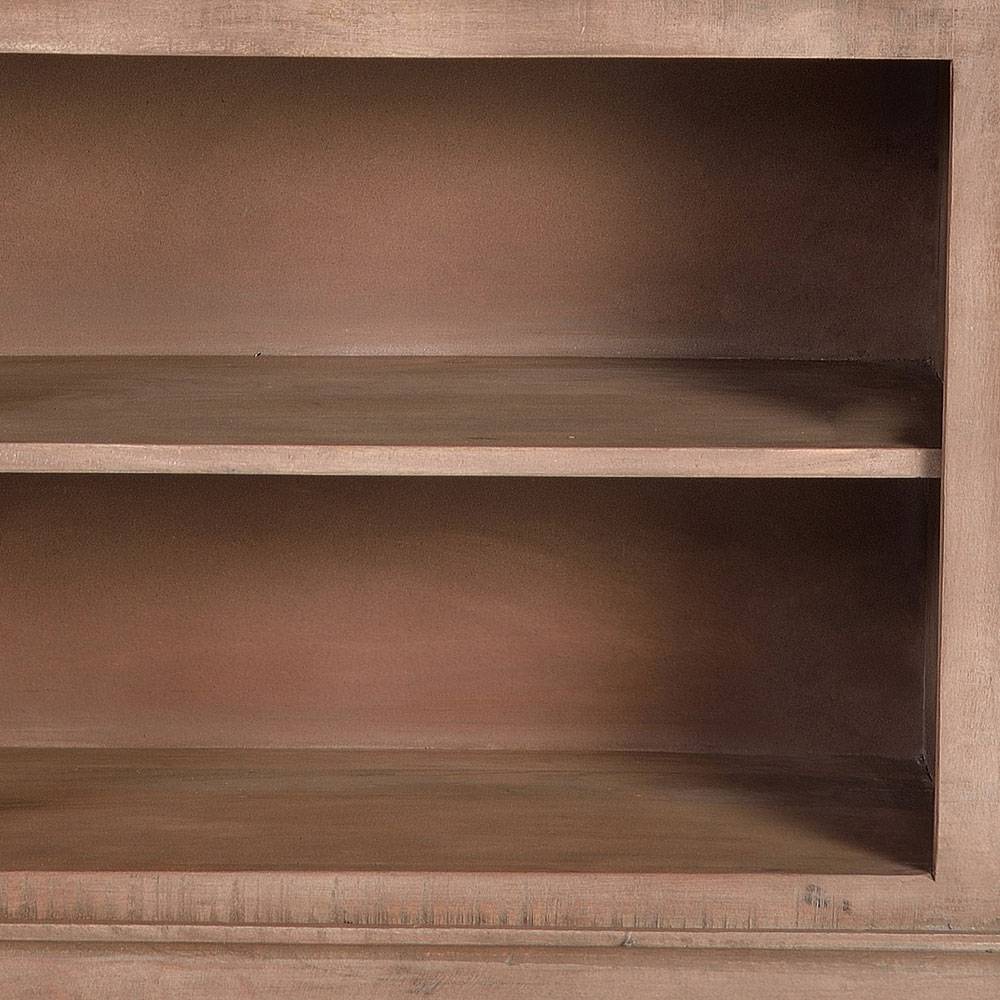 Industrial Chic Kommode aus Mangobaum Massivholz - Jantonia