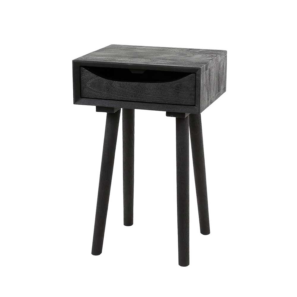 Nachttisch in Akazie Black Wash - Lundreo