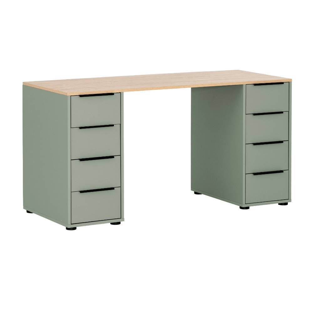 Schreibtisch mit acht Schubladen - Jirma