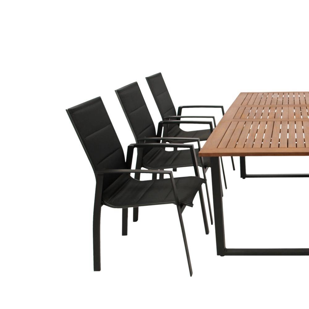 6-Personen-Outdoor-Tischgruppe modern - Proof (siebenteilig)
