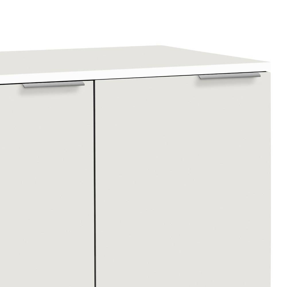 Türen-Kommode in Weiß - Filomena