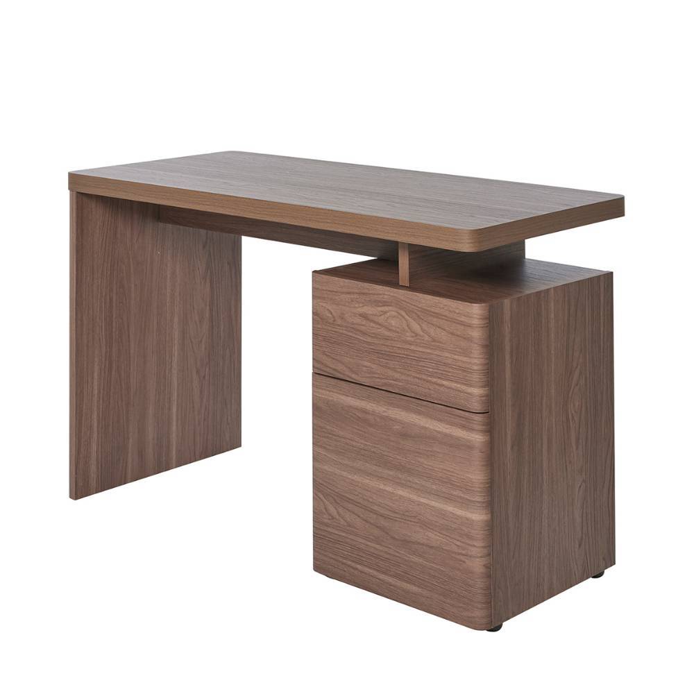 Home Office Schreibtisch in Walnuss Holzoptik - Wake