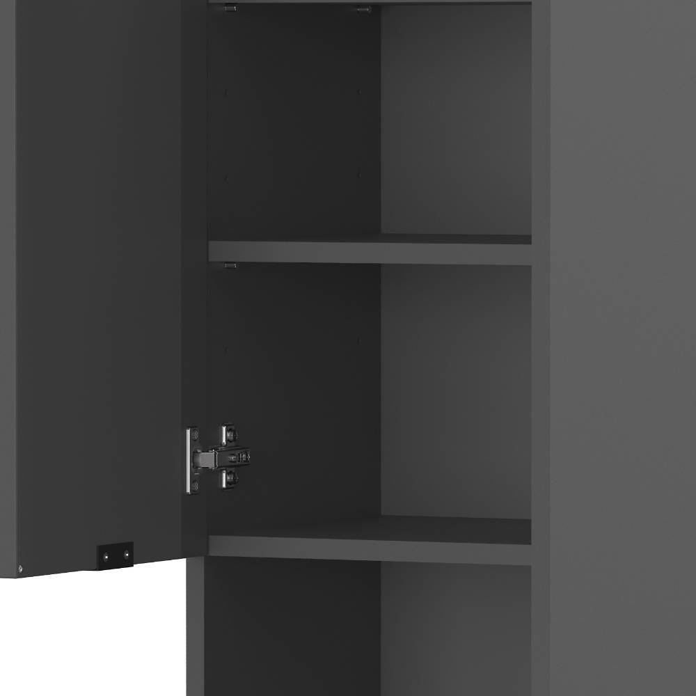 Badezimmer Hochschrank in Dunkelgrau - Gavette