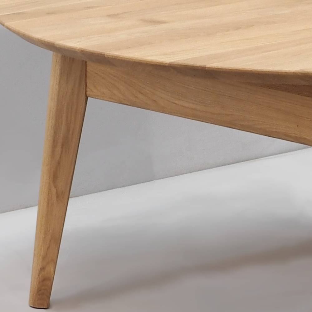 Runder Couchtisch aus Eichenholz - Mona