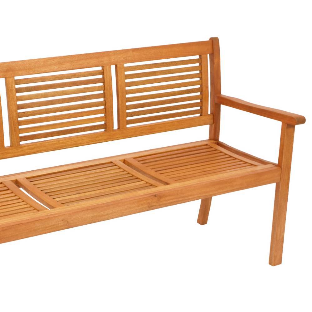 Holz-Gartenbank mit drei Sitzplätzen - Nova