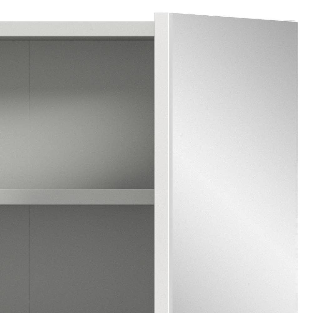 2-türiger Spiegelschrank mit Ablagefach - Queenlo