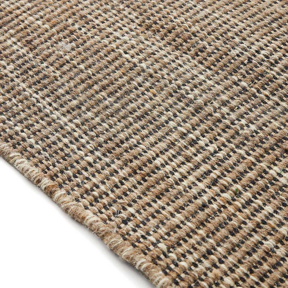 Handgearbeiteter Teppich in Naturtönen - Iljona