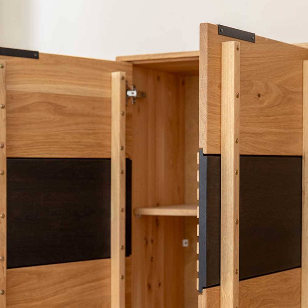 Massivholz Sideboard aus Eiche - Eribella