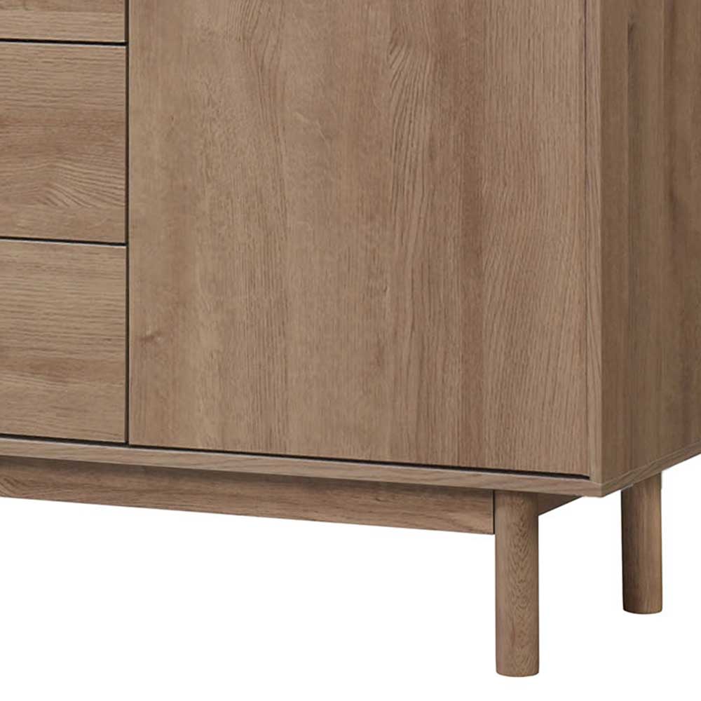 Große Kombi-Kommode in Eiche Holzoptik - Benns