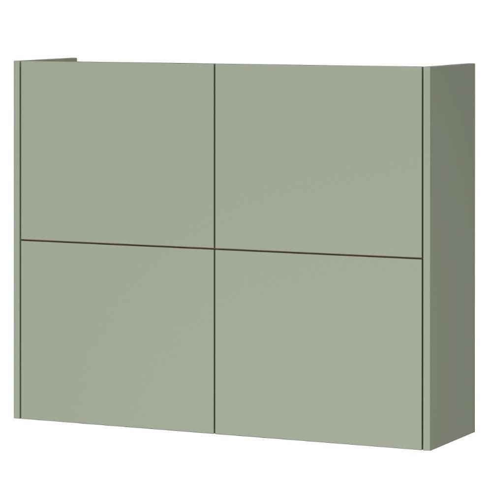 Hängender Dielenschrank in Graugrün - Eccossi