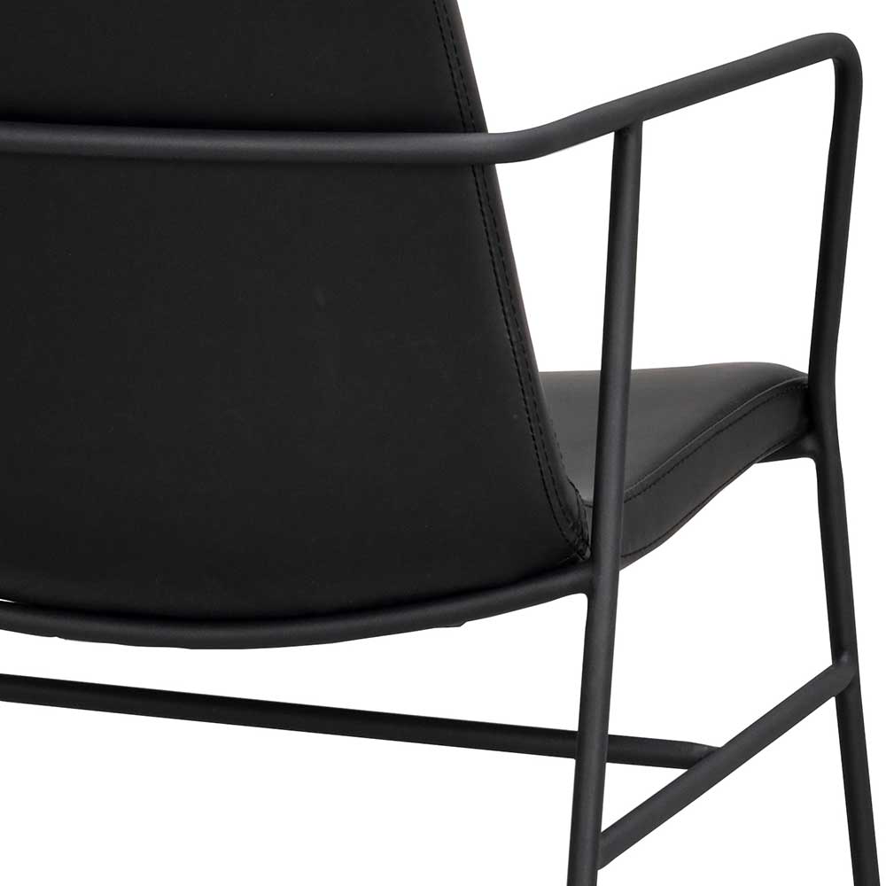 Designstühle mit Armlehnen in Schwarz - Montresor (2er Set)