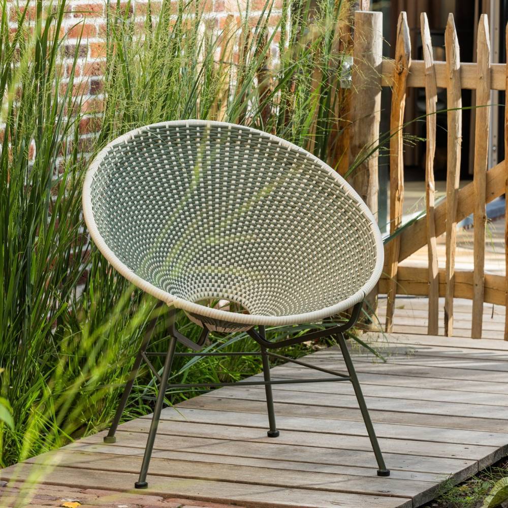 Gartenstuhl in Acapulco-Design-Optik - Bronwa
