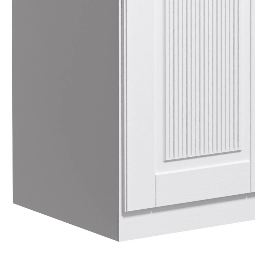 Modern Country Style Kleiderschrank in Weiß - Kazanova