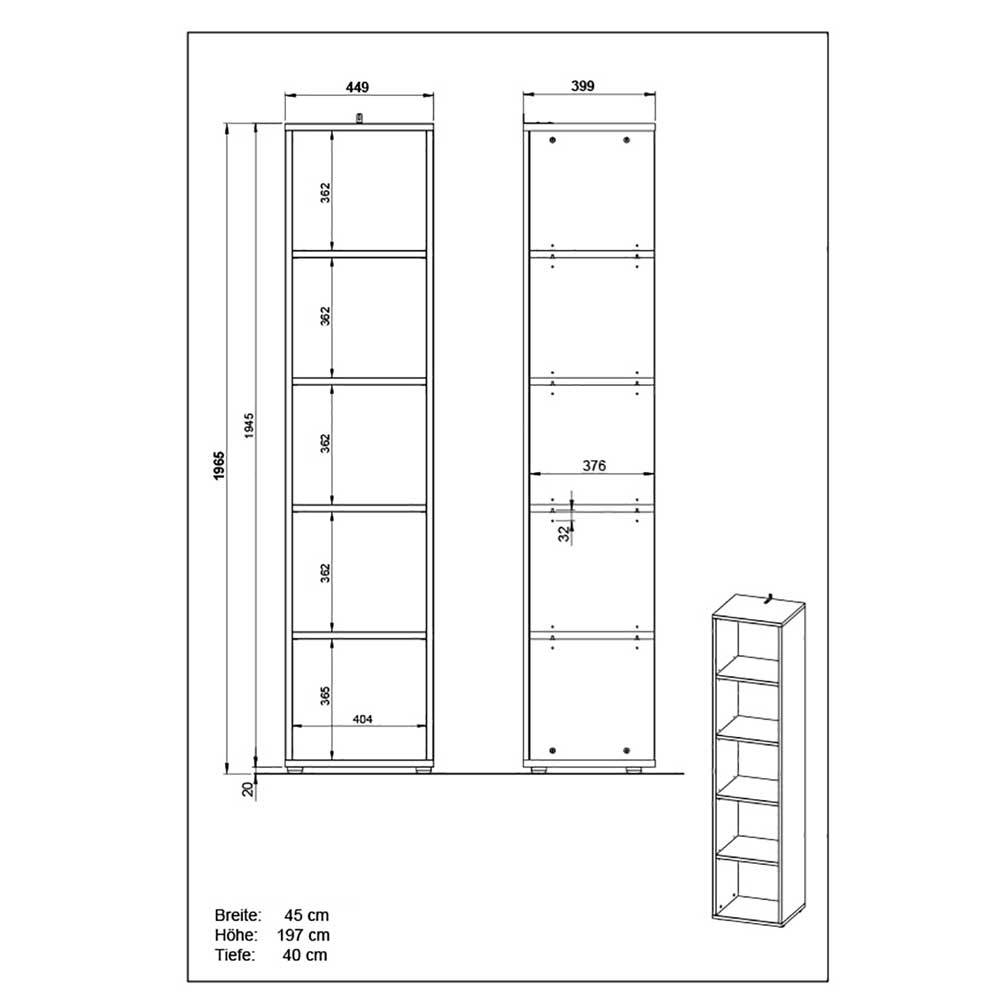 Büro Stauraum Set zweifarbig - Sparkle (dreiteilig)