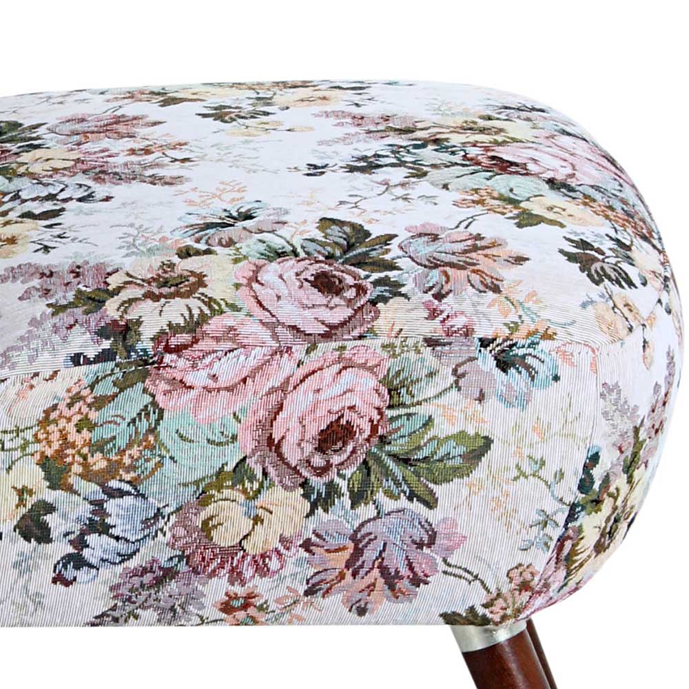 Sessel mit Blumen Webstoff Bezug - Tiano