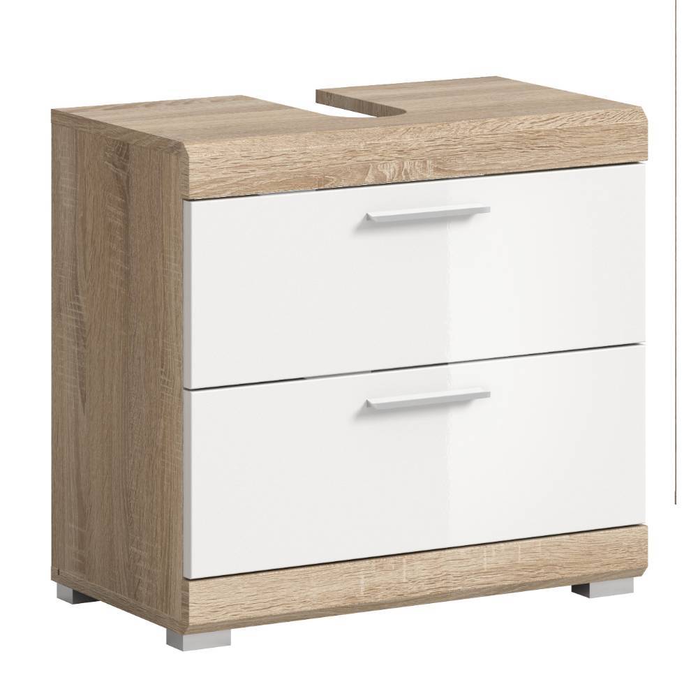 Spiegel und Waschbeckenschrank Set - Calbanyara (zweiteilig)