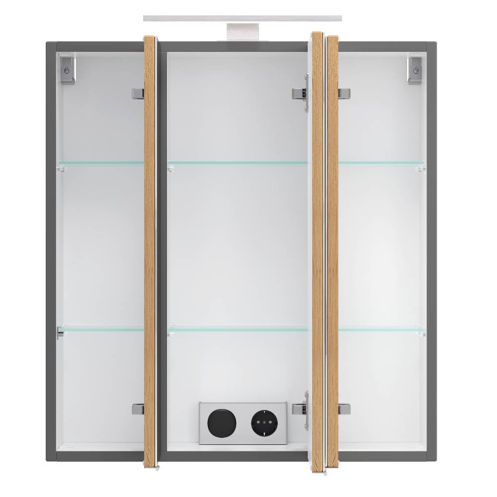 Waschbeckenschrank & Spiegelschrank Set - Reill (zweiteilig)