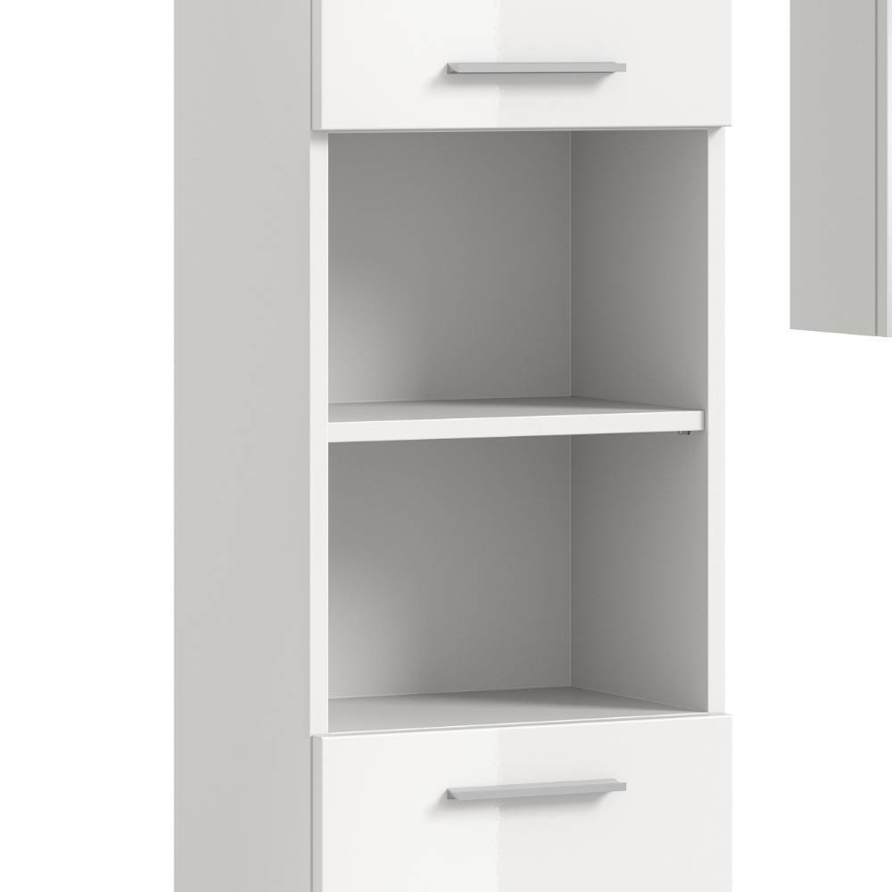 Weiße Badezimmermöbel als Komplettset - Henriette I (vierteilig)