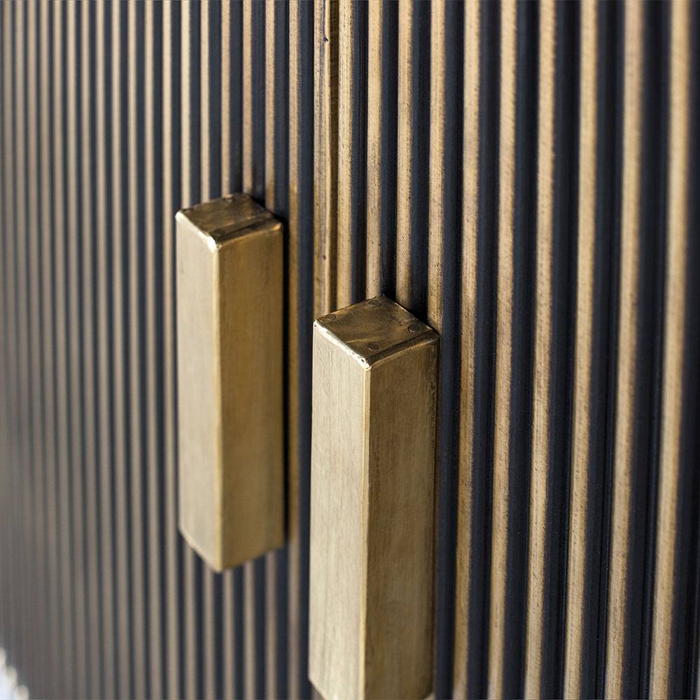 Design Kombi-Kommode mit Marmorplatte - Hayato