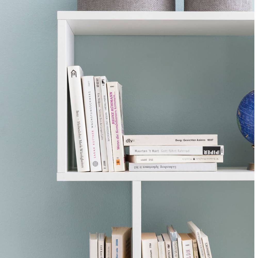 Design-Bücherregal in Weiß - Addictet