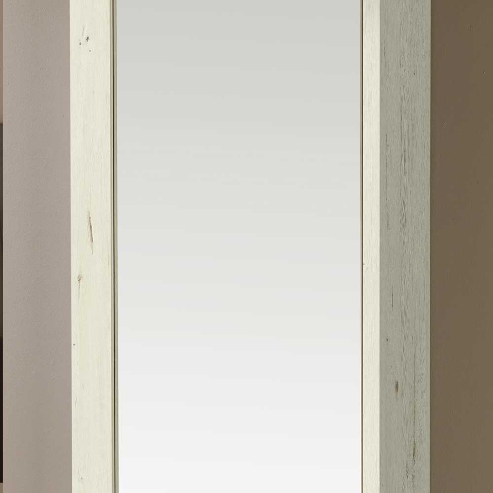 70x197x24 Schuhschrank mit Spiegel Tür - Woman