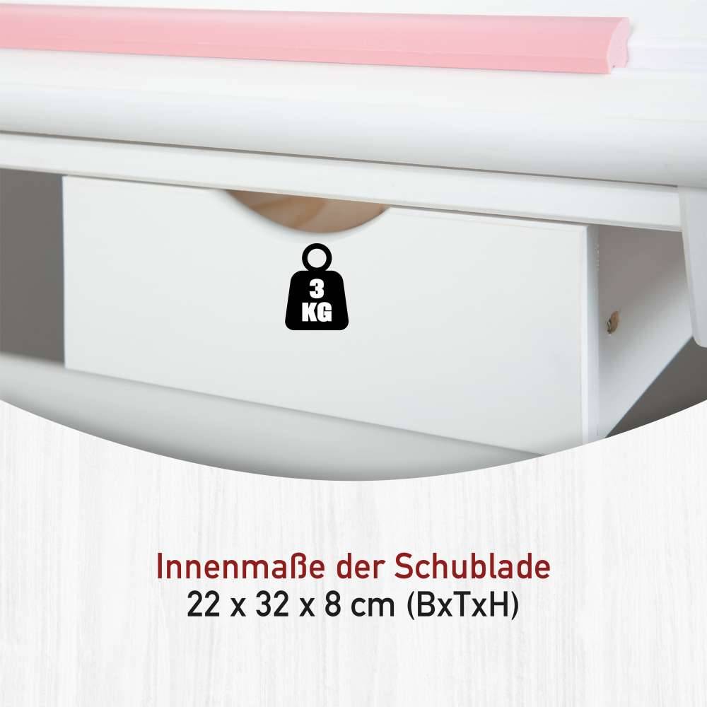 109x55 Schreibtisch für Kinder höhenverstellbar - Bulvaty