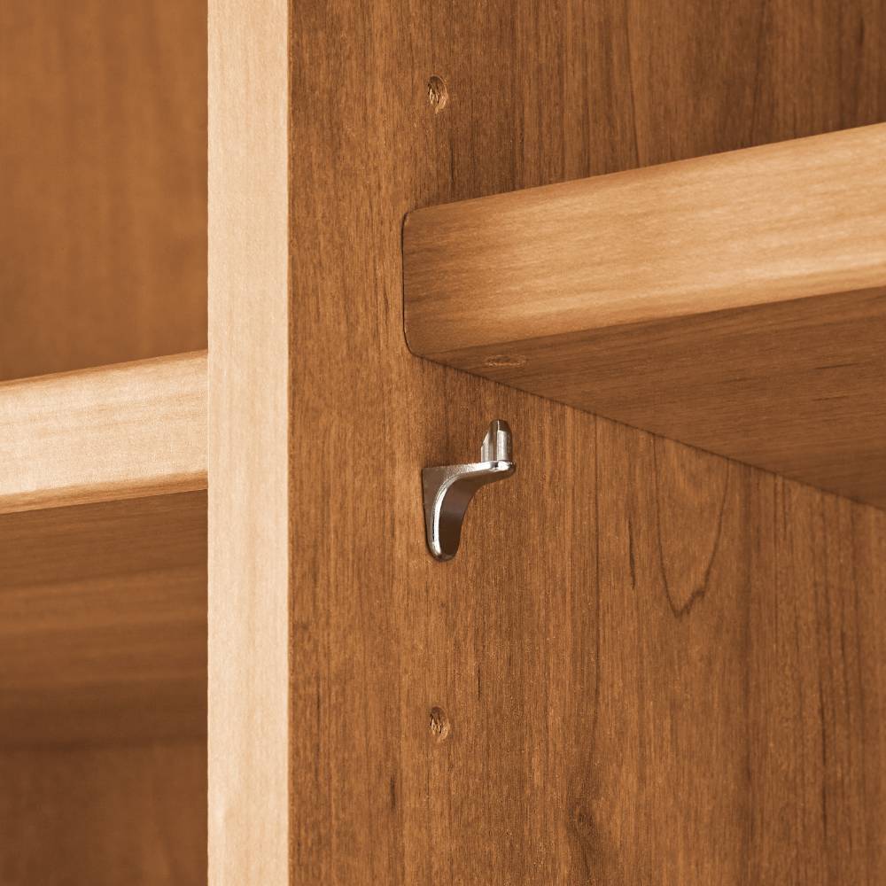 3-türiger Kleiderschrank in Erle teilmassiv - Dilacco