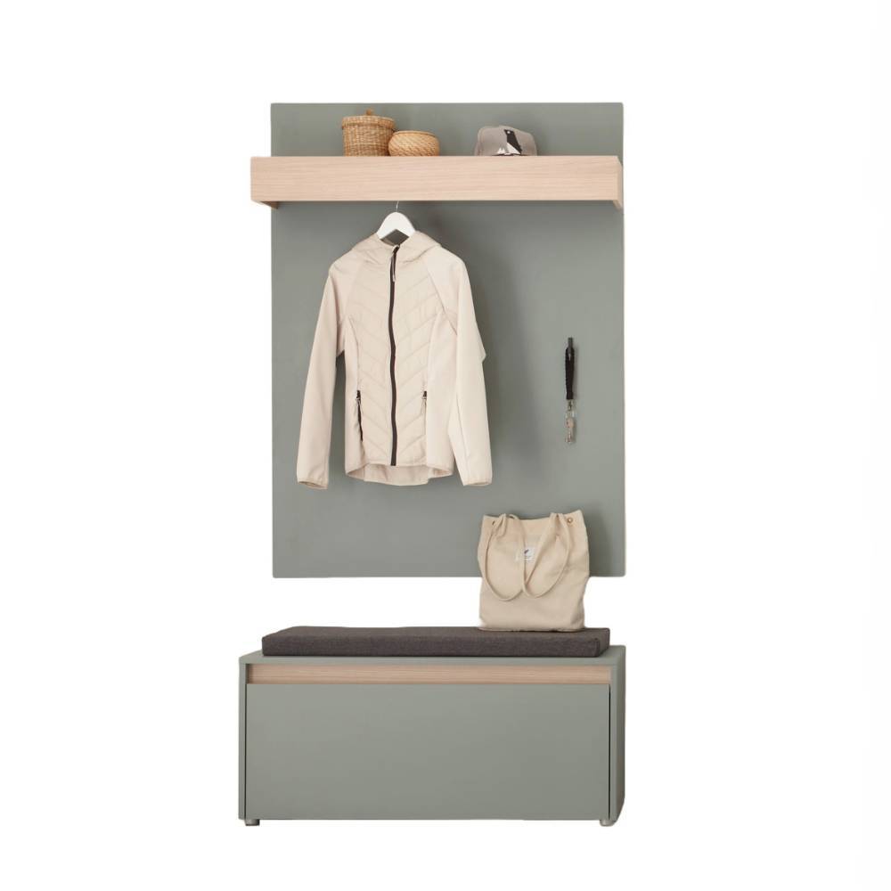 Flurbank und Garderobe im Set - Socotta (zweiteilig)