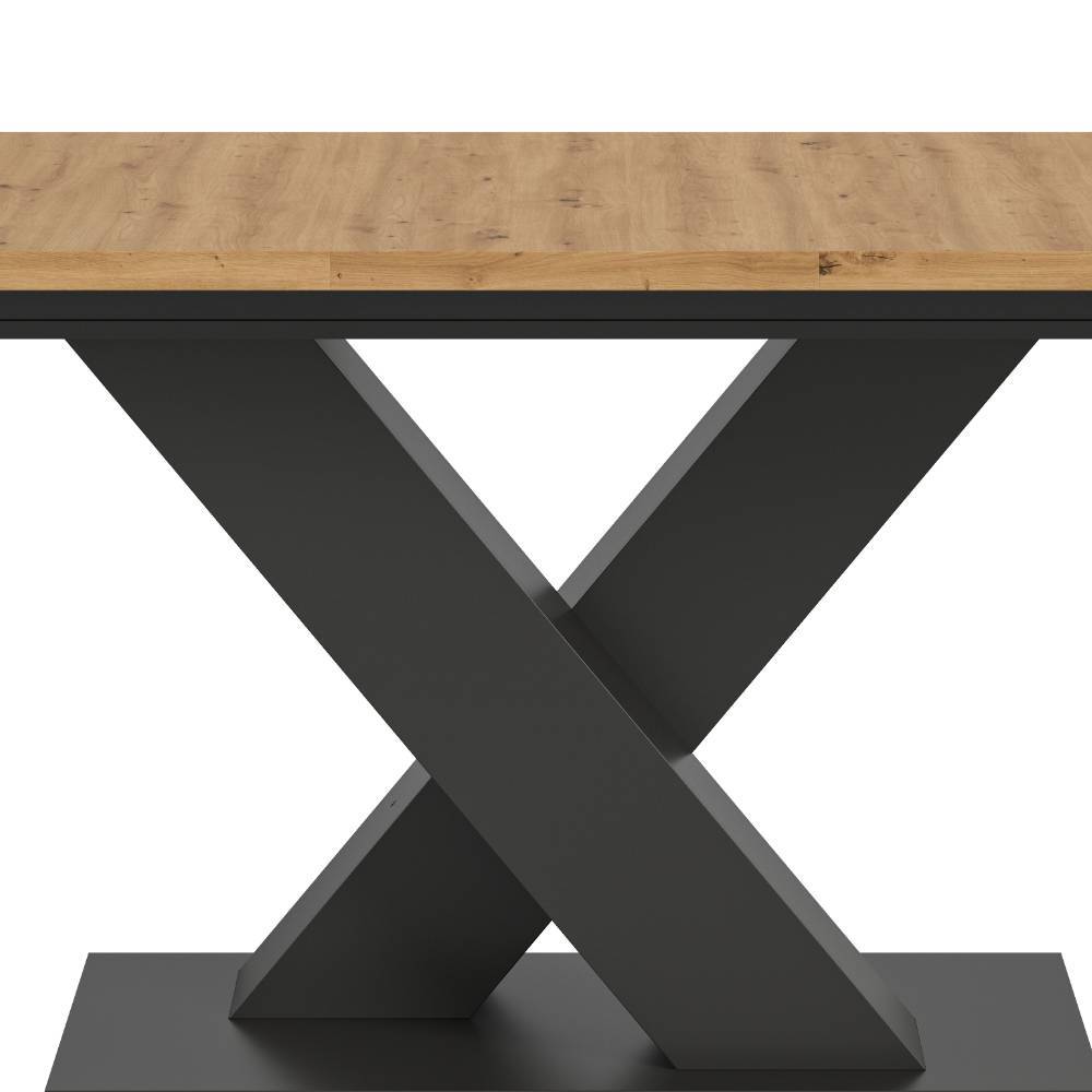 Küchentisch mit X-Säulengestell - Vasoga