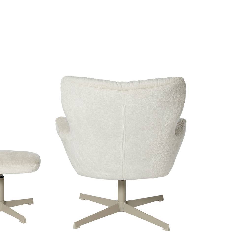 Drehsessel und Drehhocker Set - Padira (zweiteilig)