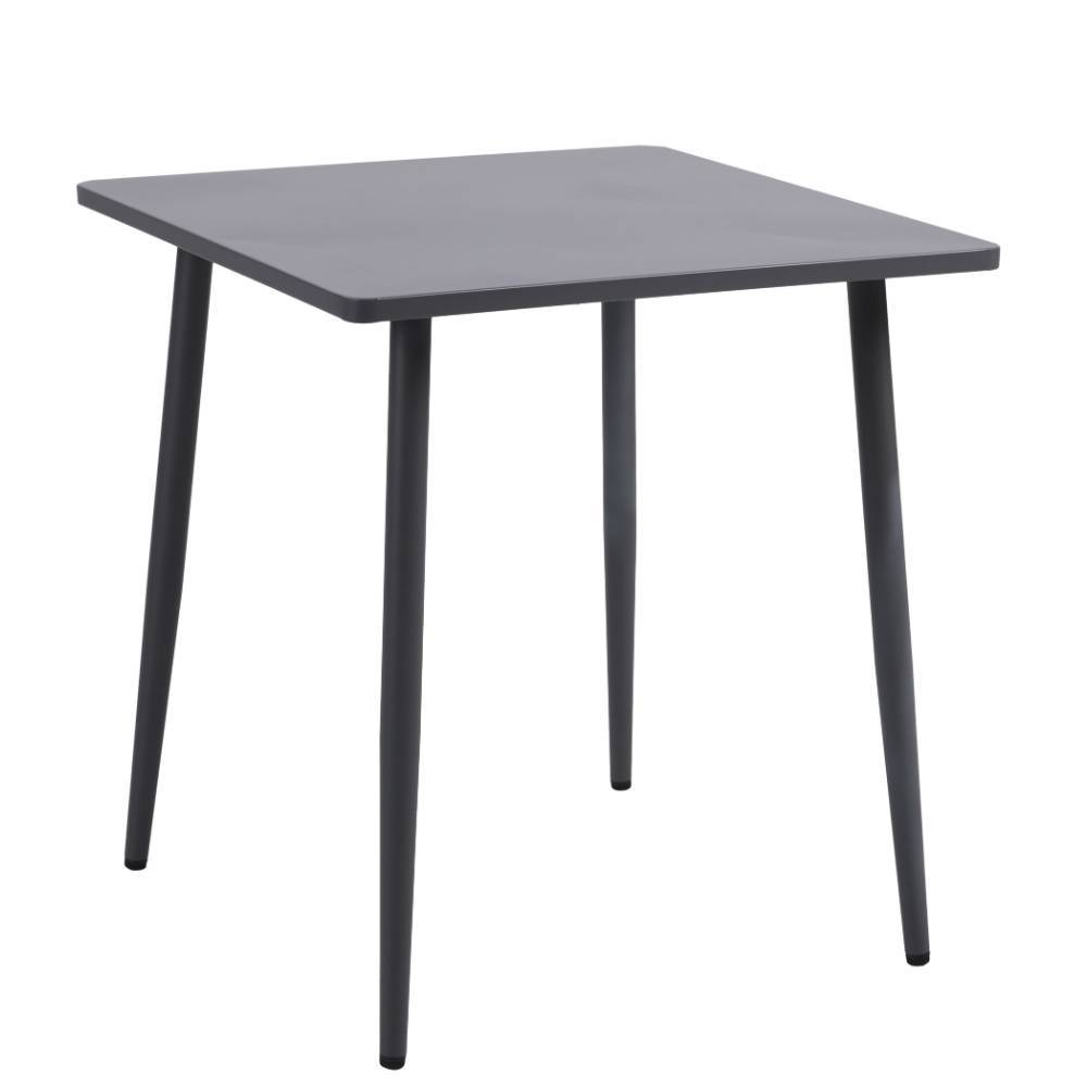 Quadratischer Outdoortisch in Grau - Fresh