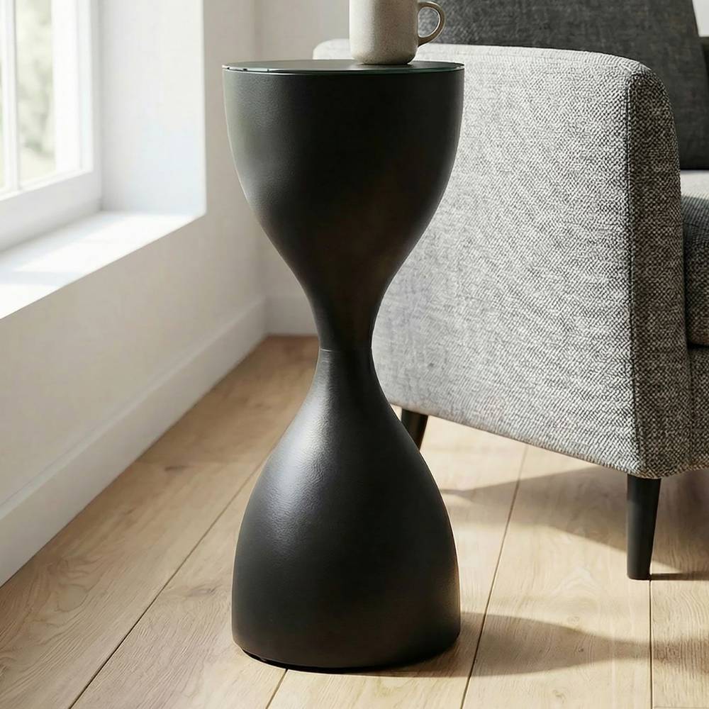 Beistelltisch im Sanduhr Design - Yohana