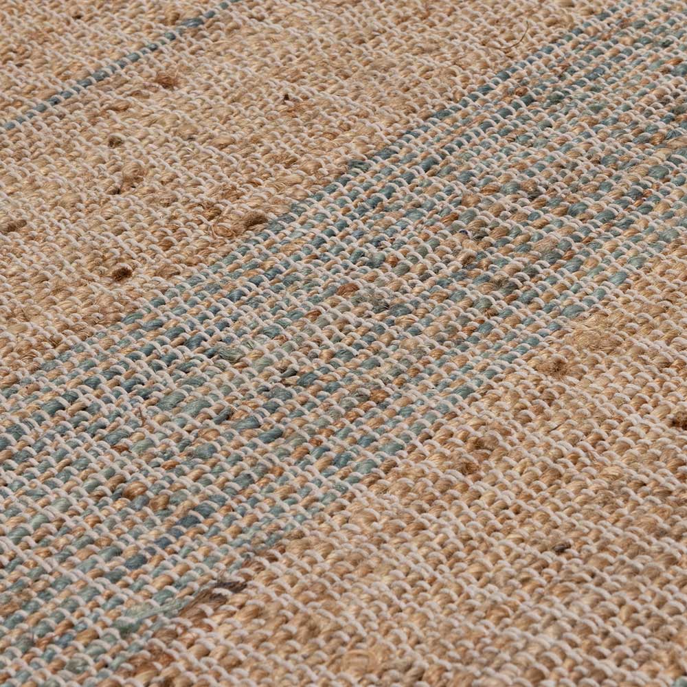 Runder Teppich mit Streifen-Muster - Ropezca