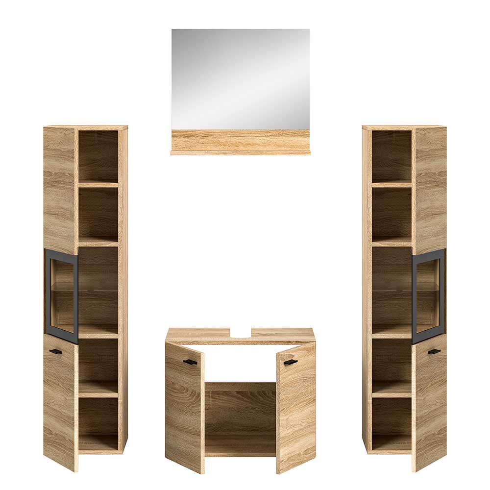 Badezimmermöbel-Set modern - Hoxtona (vierteilig)