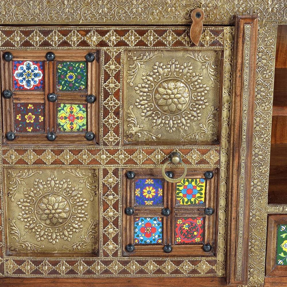 Boho Design-TV-Board - üppig verziert - Cardos