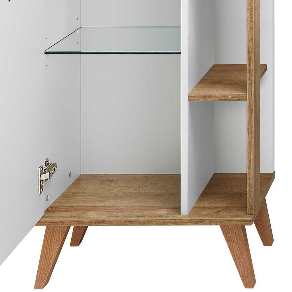 Skandi Bad-Midischrank in Weiß - Timur