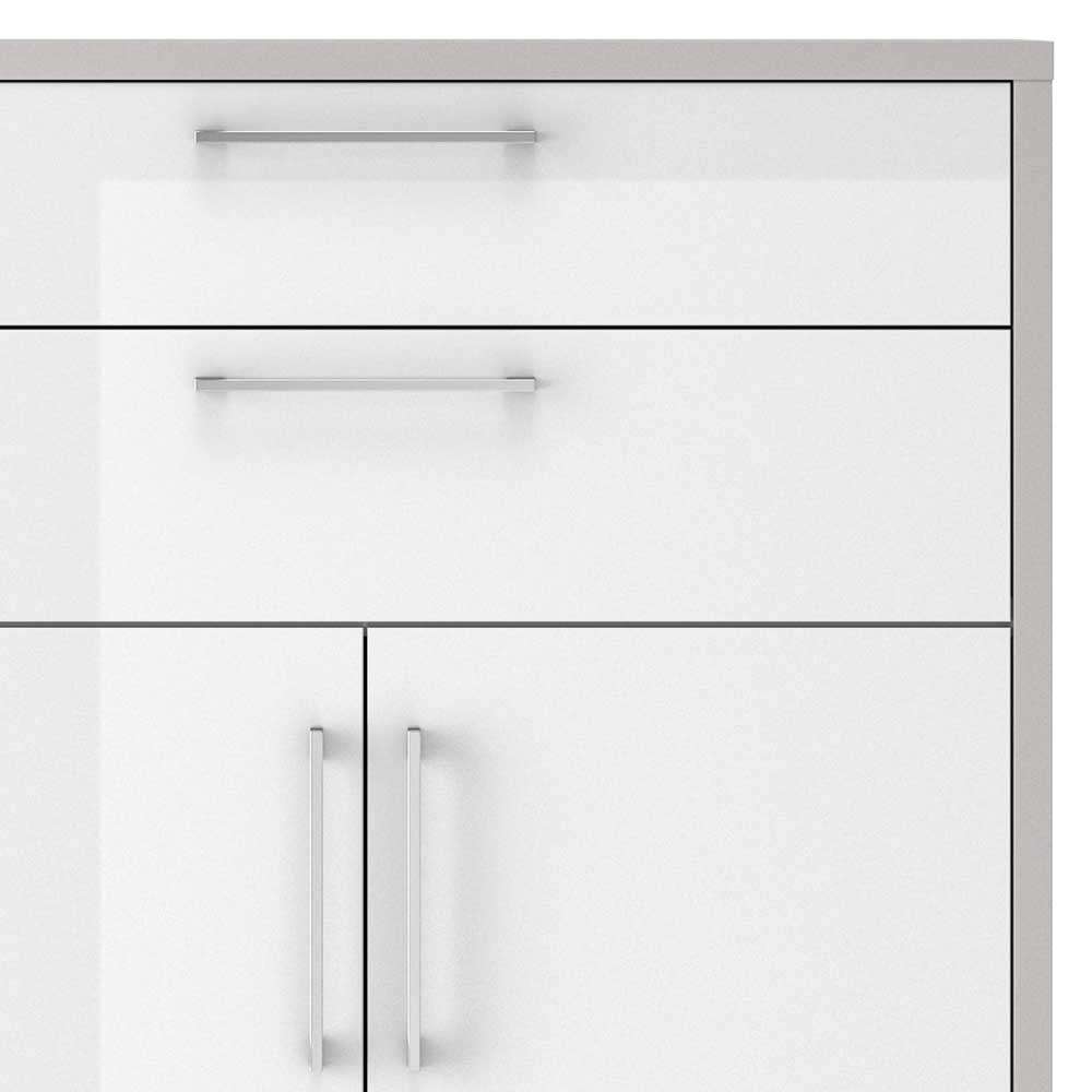 Kleiner Officeschrank mit Schubladen & Türen - Emeziano