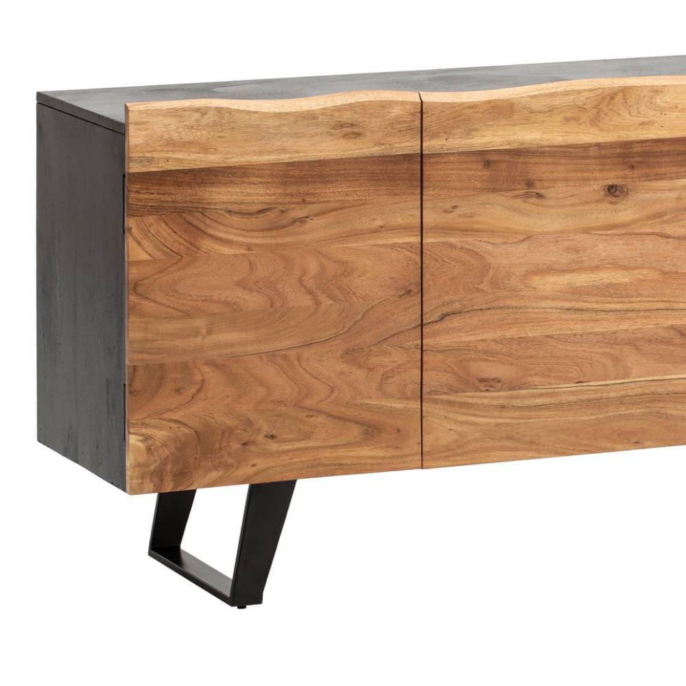 4-türiges Sideboard mit natürlichen Baumkanten - Fulvios