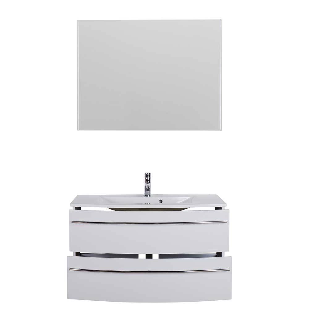 Waschtischkonsole & LED Spiegel Kombi - Keiran (zweiteilig)