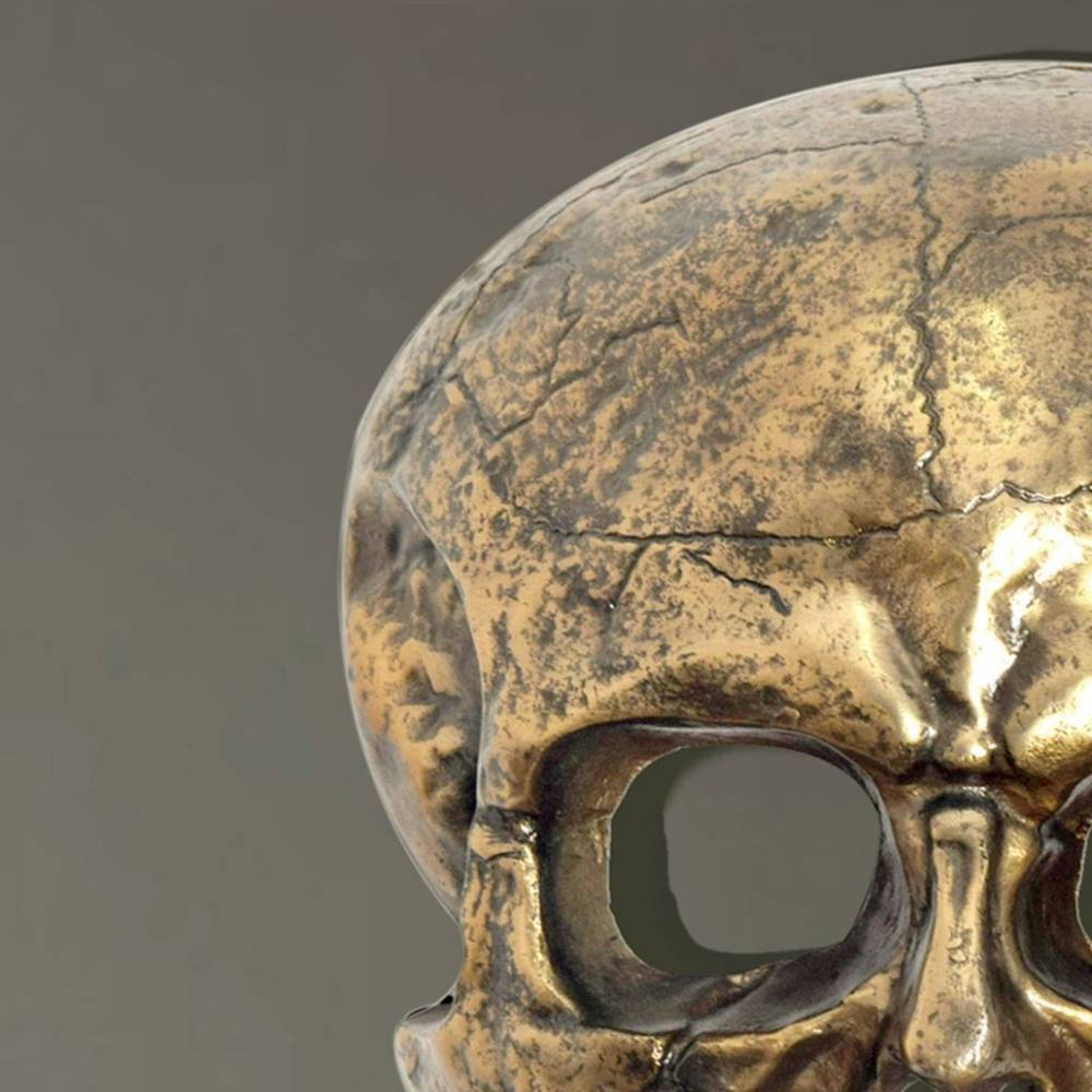 Totenkopf Dekoration für die Wand - Hurias
