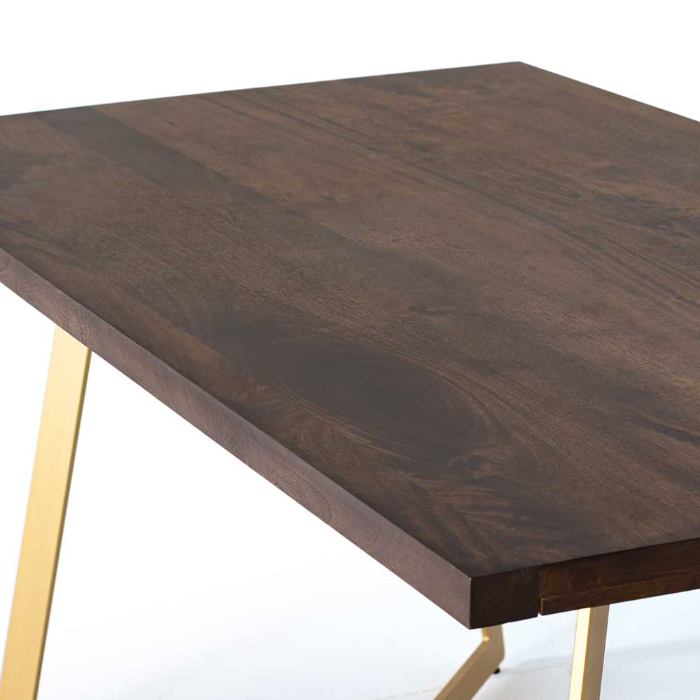 Tisch in Walnuss Braun Mangoholz - Feregato
