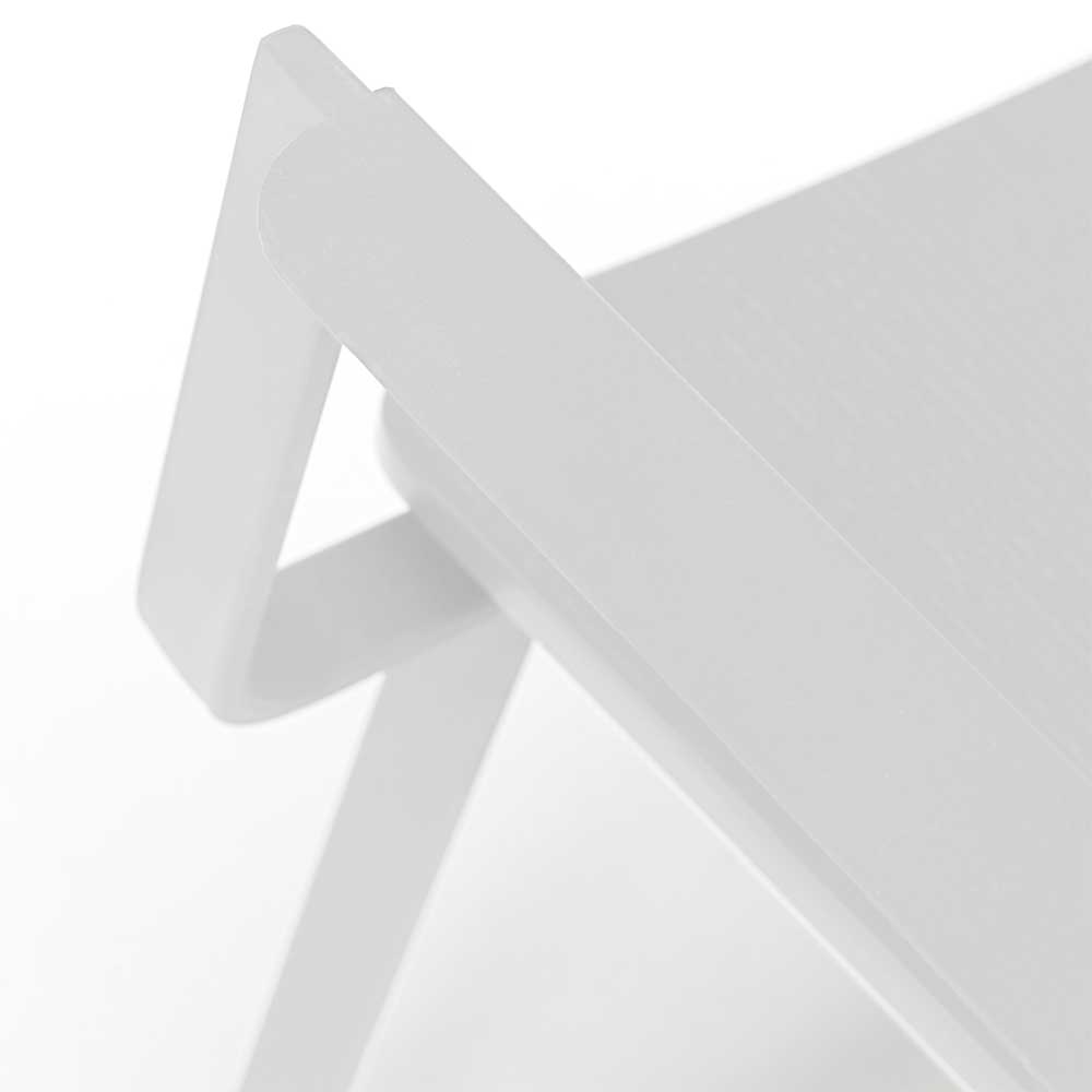 Design Armlehnenstühle in Weiß - Vedition (4er Set)