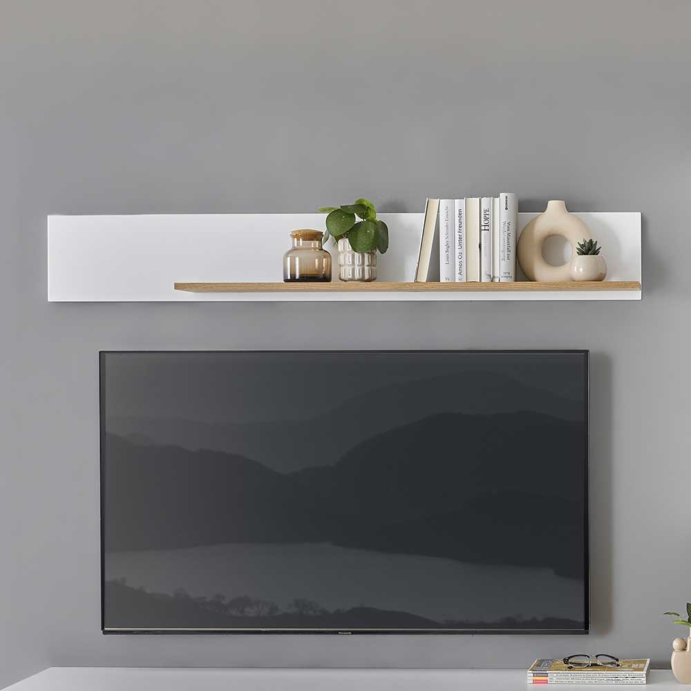 Wohnzimmer Wohnwand Set zweifarbig - Nenaloro (dreiteilig)