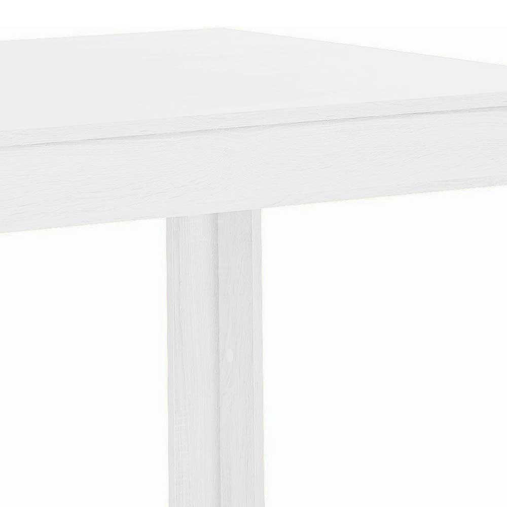 Weißer Tisch in 80x80cm oder 120x80cm - Miset