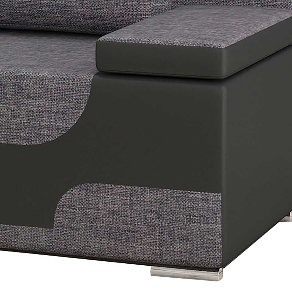Design-Schlafsofa im Material-Mix - Ligov