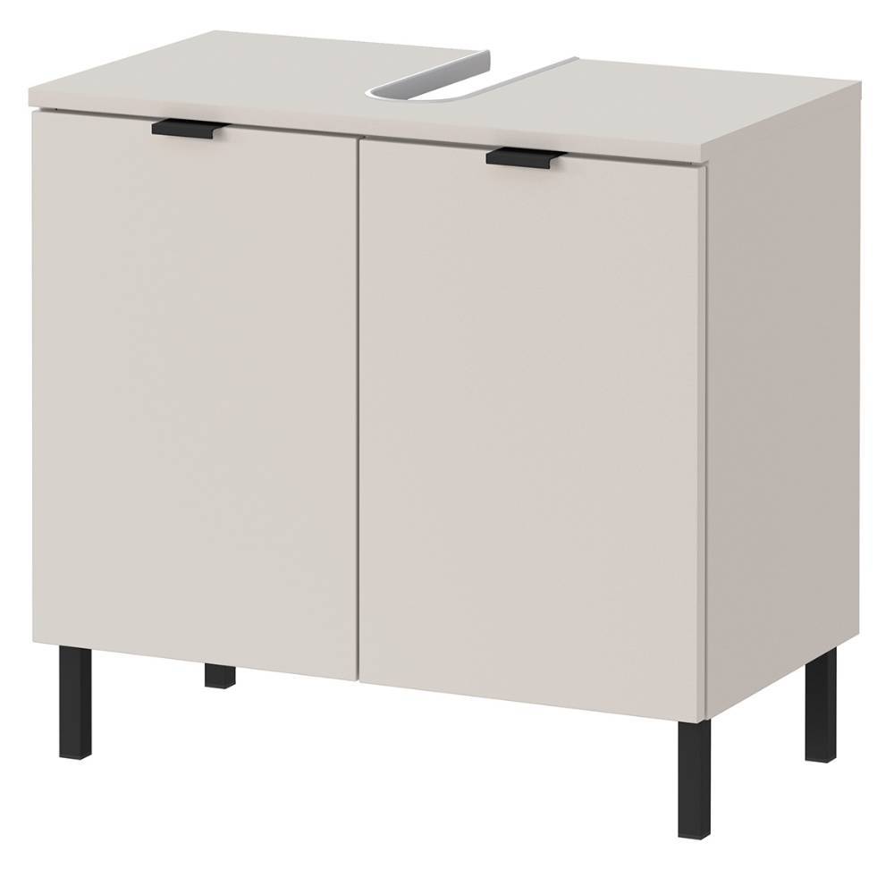 Bad Waschplatz und Hochschrank Set - Perrina (dreiteilig)